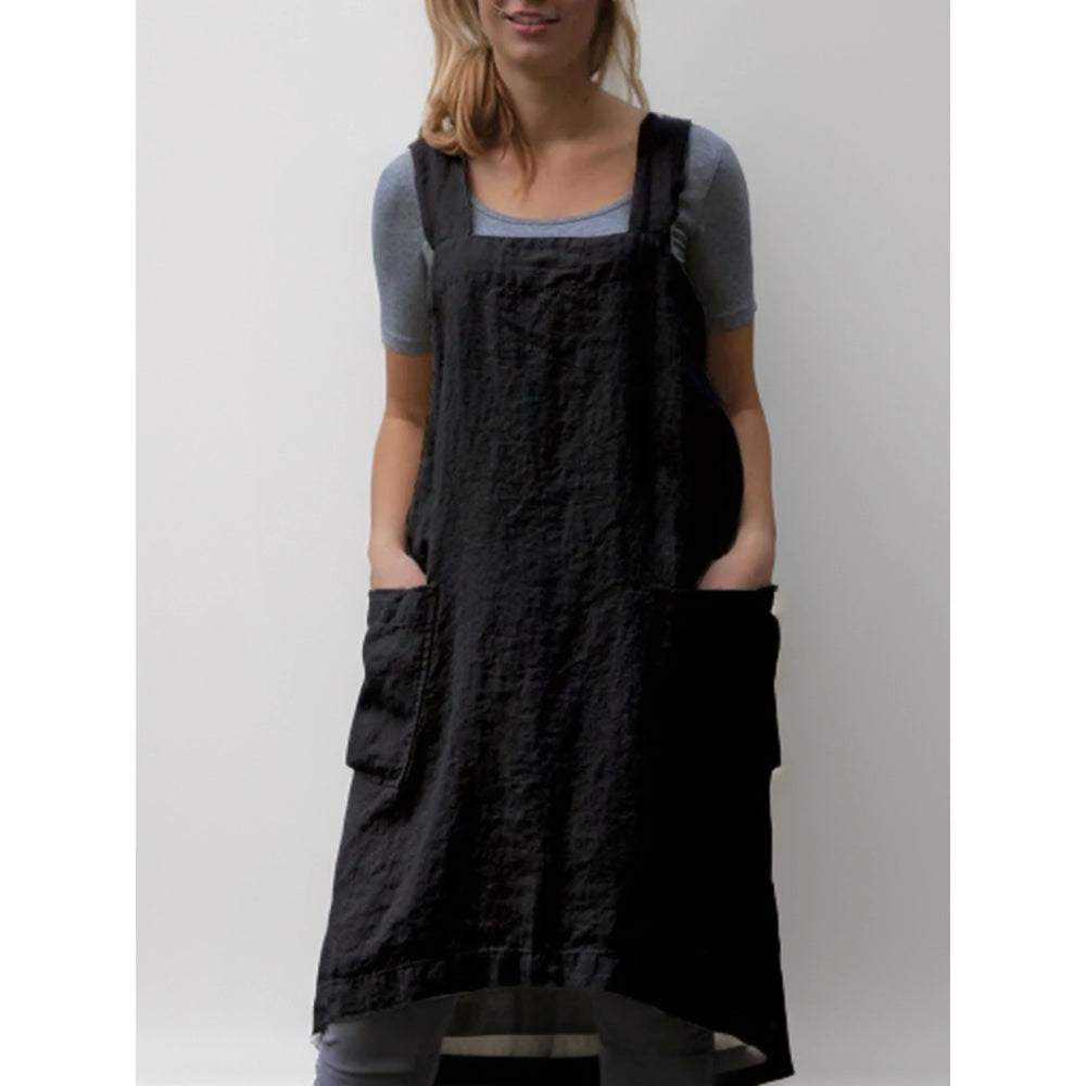 Robe Tablier pour Femme | Poches Pratiques, Confortable & Polyvalente adapté aux tenues polyvalentes.