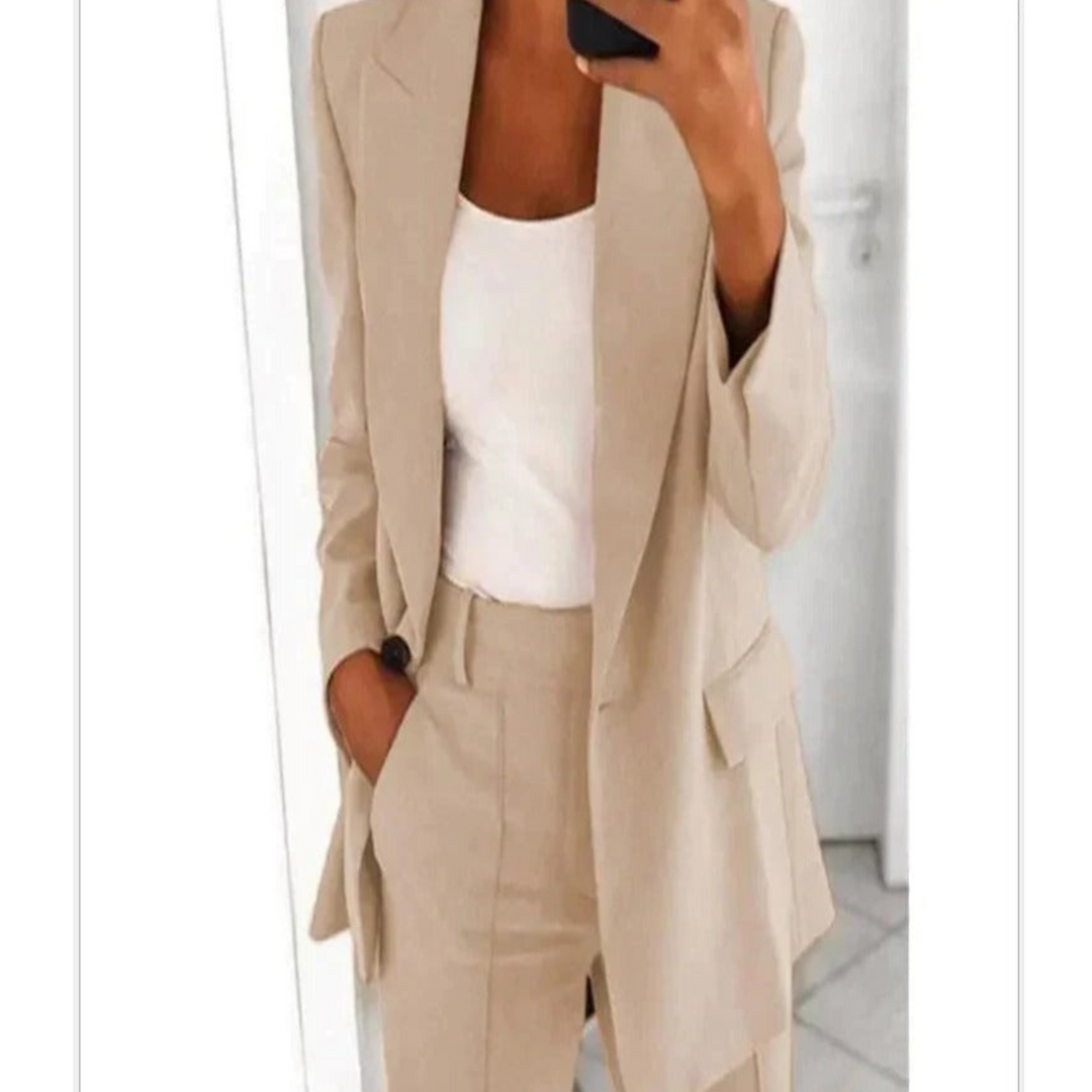 Indira | Femme Ensemble Blazer | Coupe Ajustée et Confort