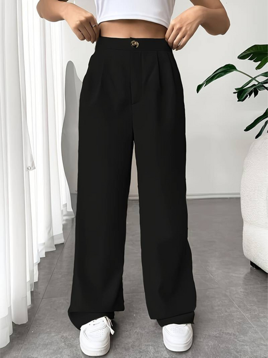 Élina - Pantalon Large Femme Fluide