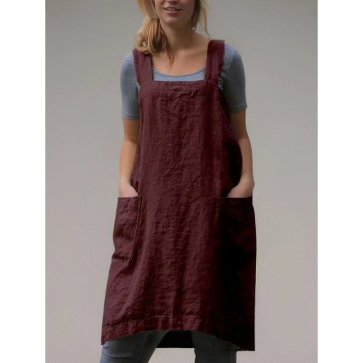 Femmes Robe Tablier | Poches Pratiques
