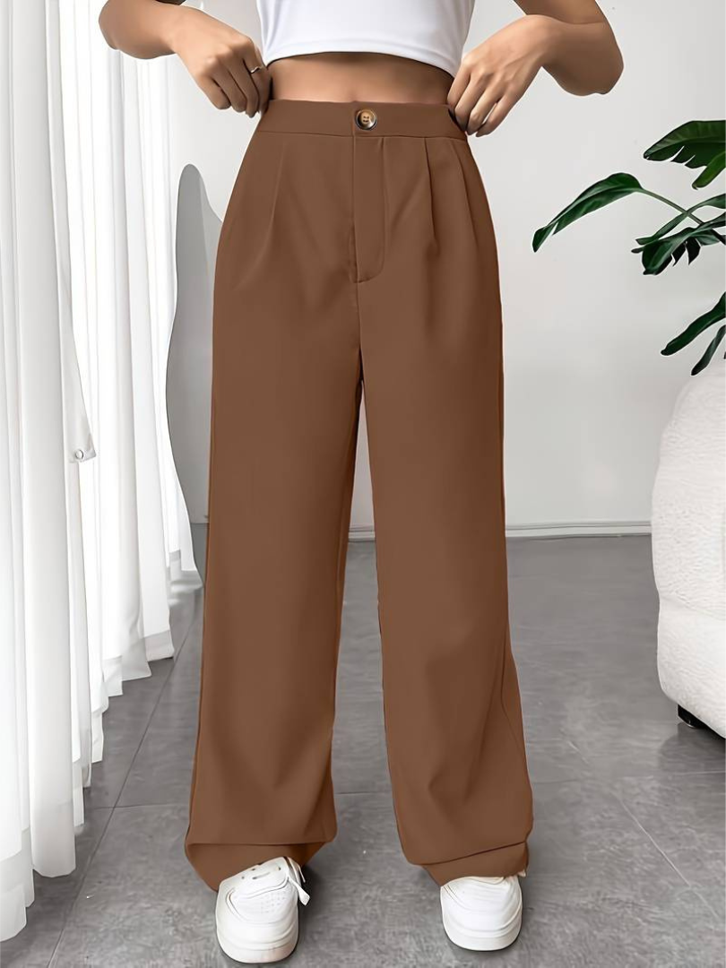 Élina - Pantalon Large Femme Fluide