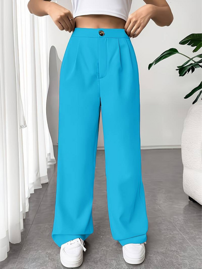 Élina - Pantalon Large Femme Fluide