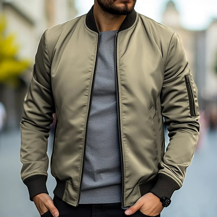 Thierry | Veste Homme Bomber | Style Urbain avec Col Montant
