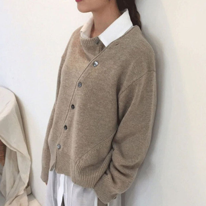 Lena | Pull Boutonné Chic
