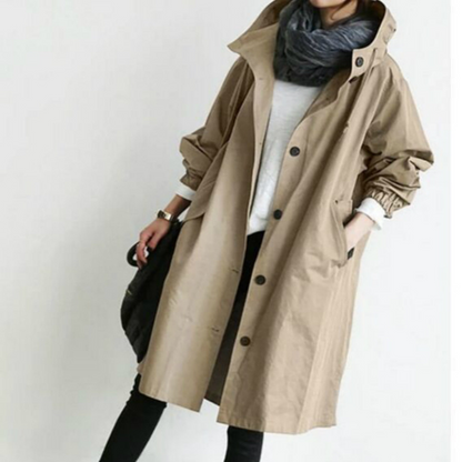 Elyna | Trench-coat femme coupe-vent et imperméable