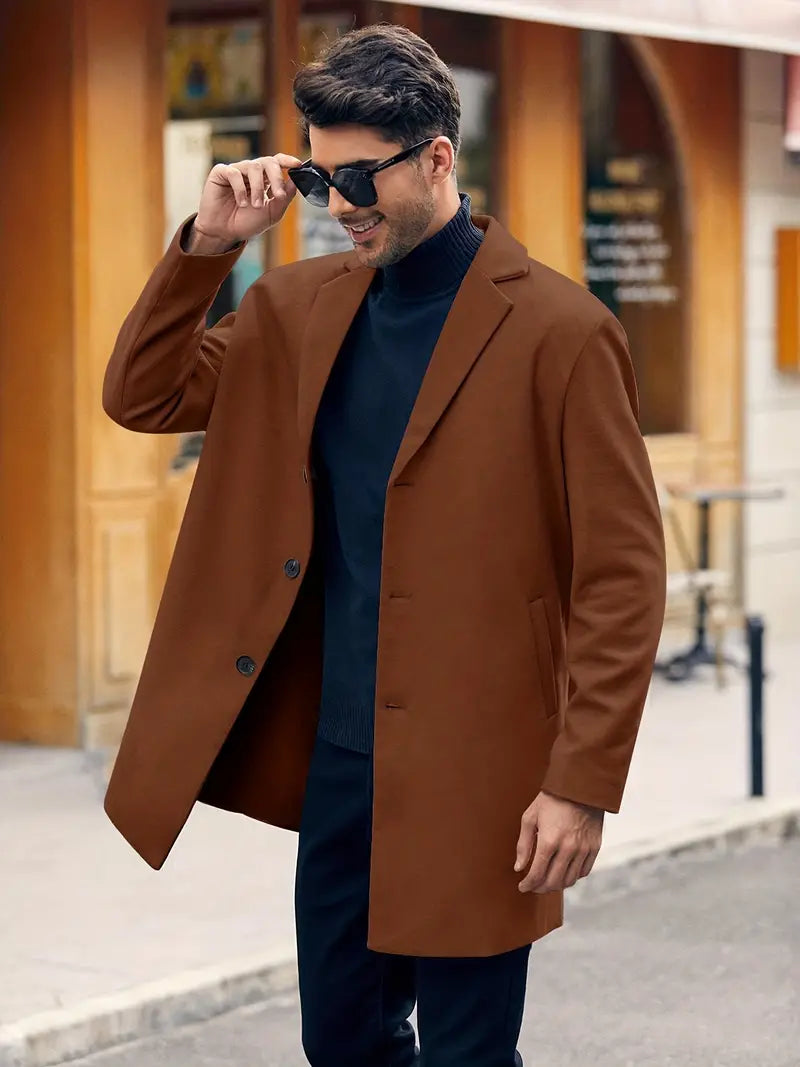 Domenicoe - Overcoat Tendance Pour Hommes