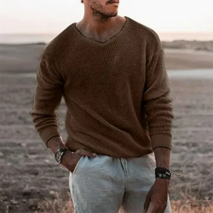 Léopold | Homme Pull Hiver | Maille Douce et Confortable