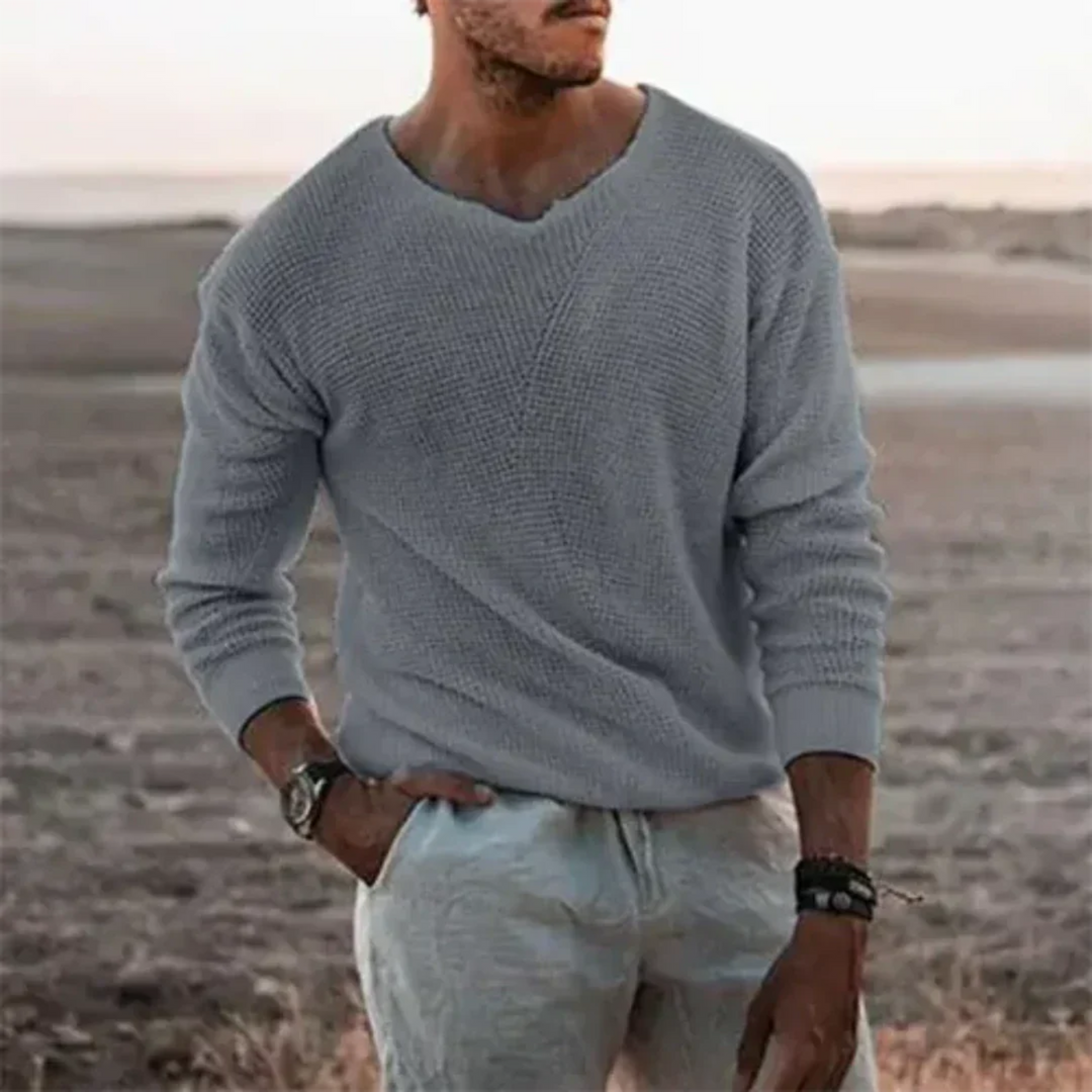 Léopold | Homme Pull Hiver | Maille Douce et Confortable