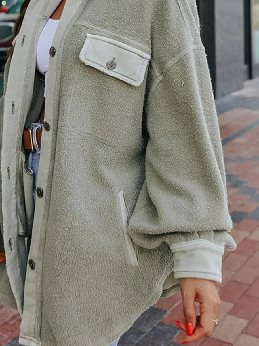 Clotild - Manteau Oversize à Boutons