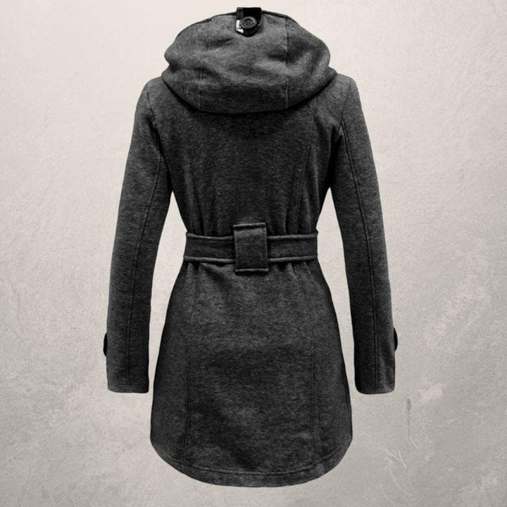 Fedrissa | Manteau Tendance Ceinture Capuche