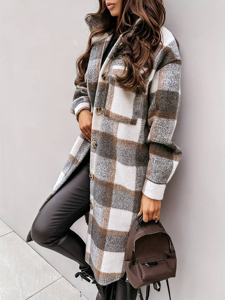 Elline | Veste À Carreaux