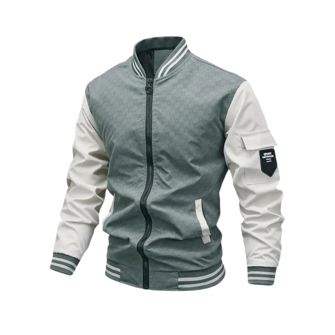 Hommes Veste Bomber Colorblock | Moderne