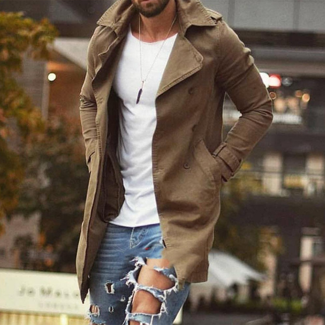 Cassiel - Manteau Long Pour Hommes