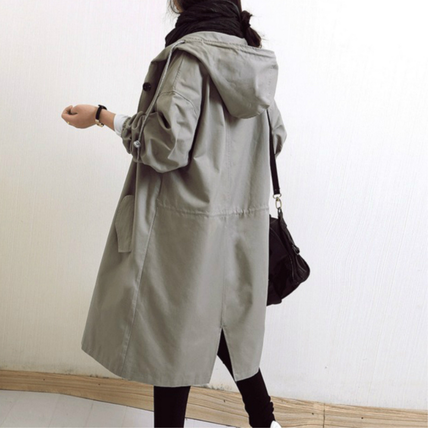 Elyna | Trench-coat femme coupe-vent et imperméable