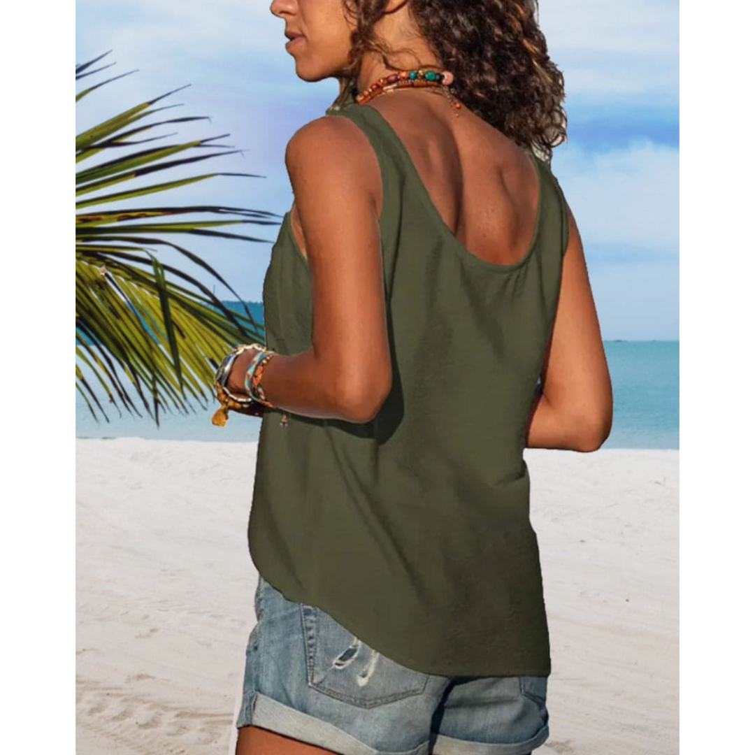 Armance | Femme Top | Coupe Fluide et Col V