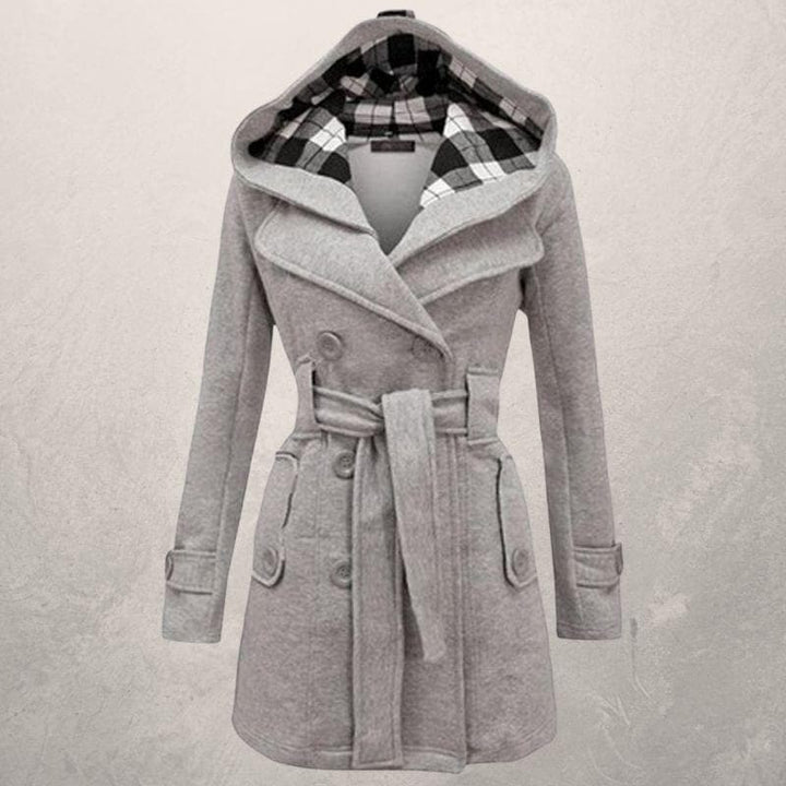 Fedrissa | Manteau Tendance Ceinture Capuche
