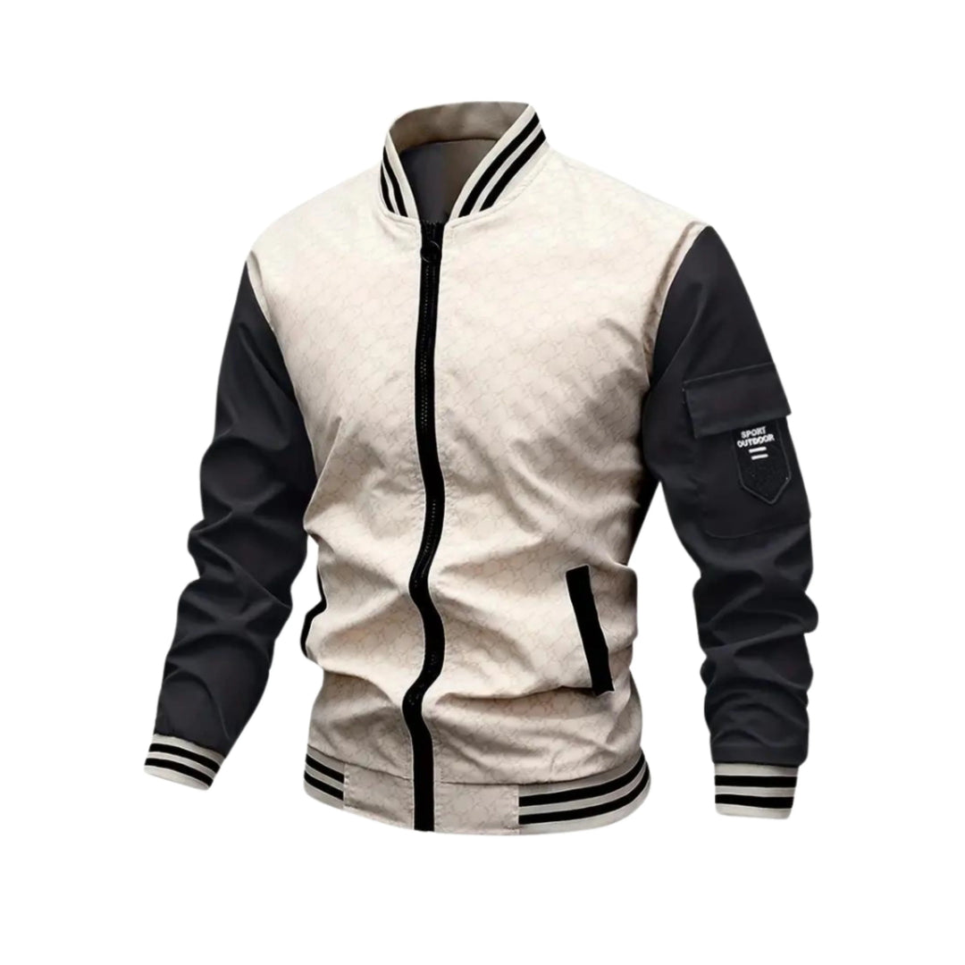 Hommes Veste Bomber Colorblock | Moderne
