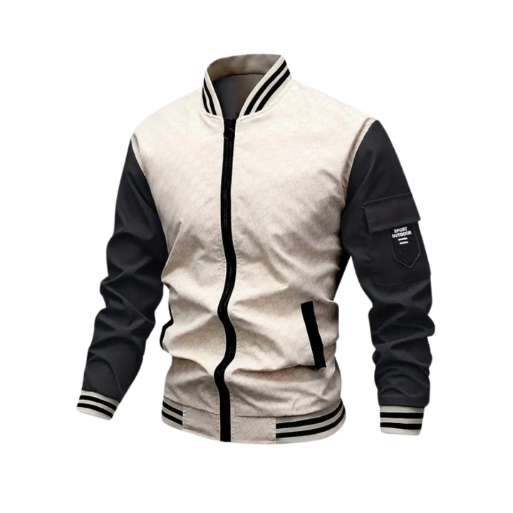 Hommes Veste Bomber Colorblock | Moderne