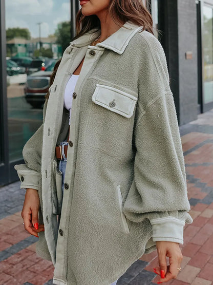 Clotild - Manteau Oversize à Boutons