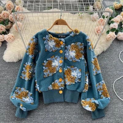 Rosina - Cardigan Brodé Fleuri