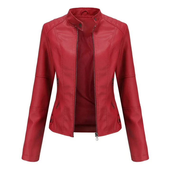 Véra-Lou | Femme Veste | Coupe Structurée et Col Mao