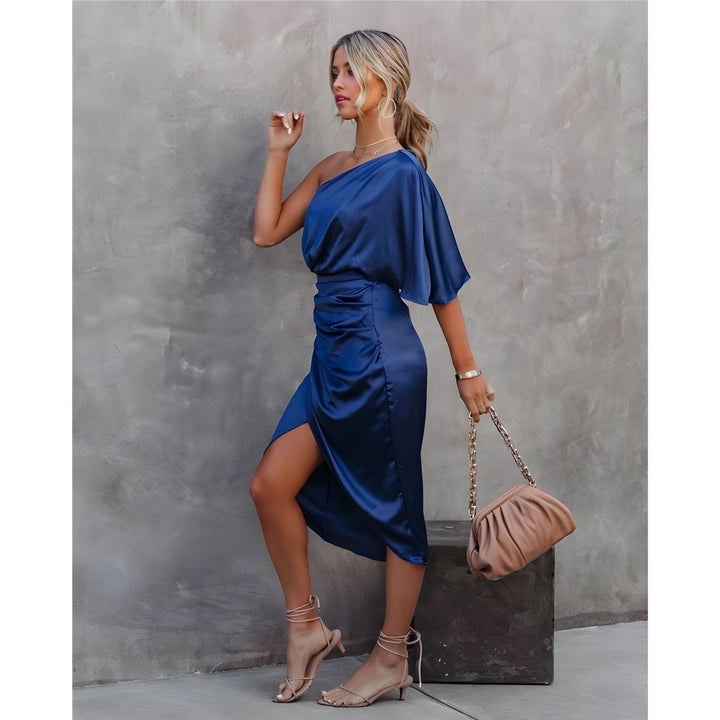 Andréanne | Robe pour Femme | Cocktail Asymétrique, Élégante & Festive