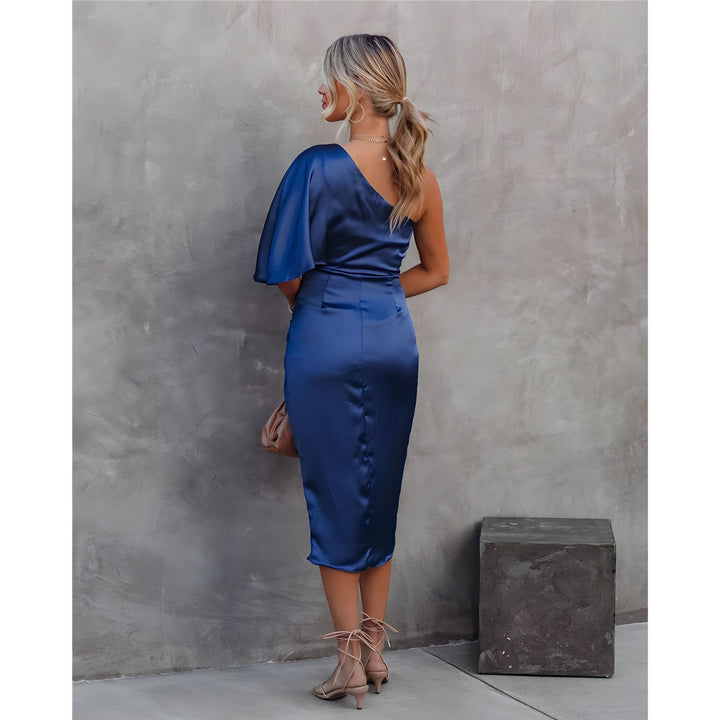 Andréanne | Robe pour Femme | Cocktail Asymétrique, Élégante & Festive