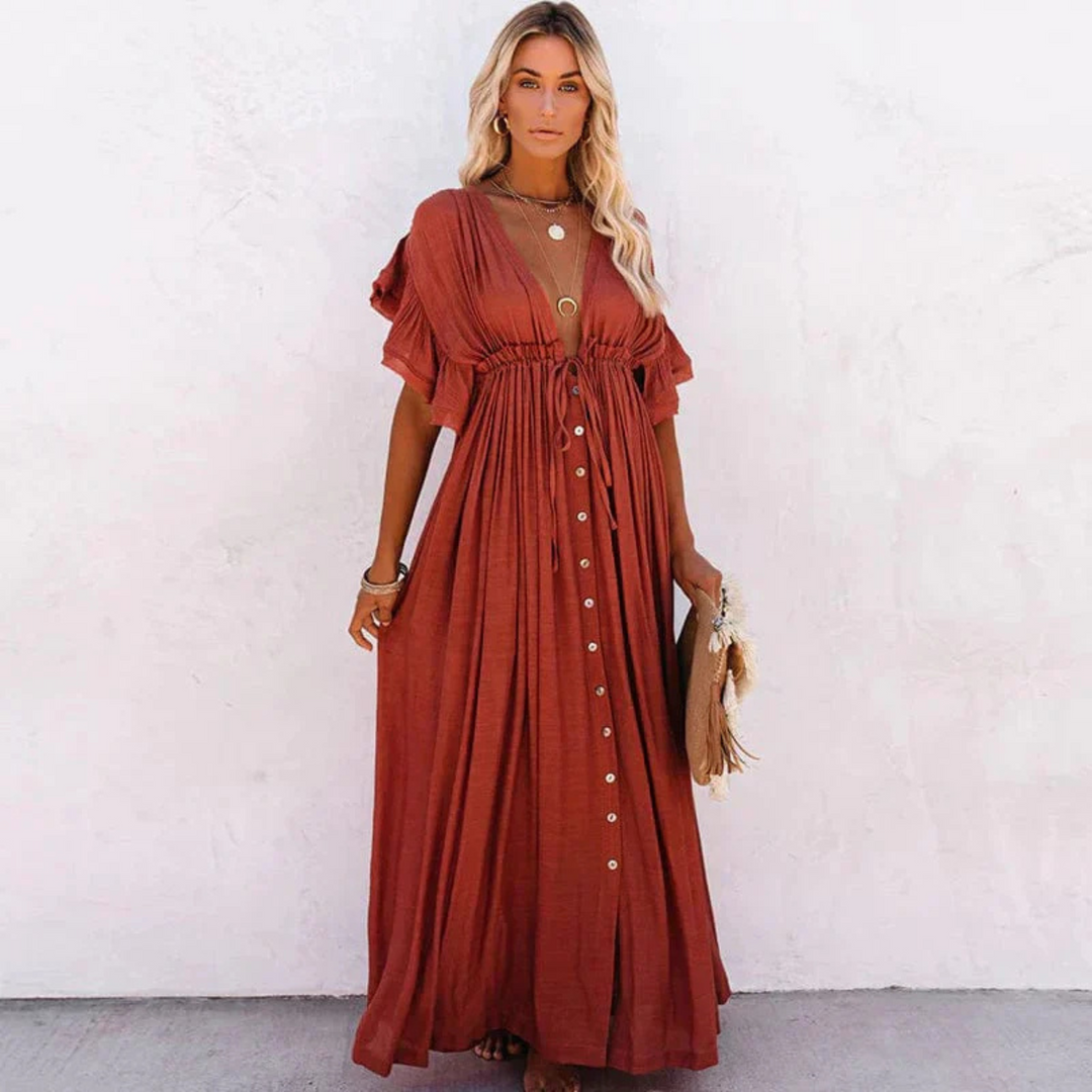 Yolaine | Femme Robe | Légère et Fluide pour l’Été