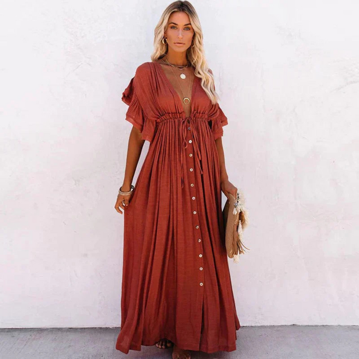 Yolaine | Femme Robe | Légère et Fluide pour l’Été