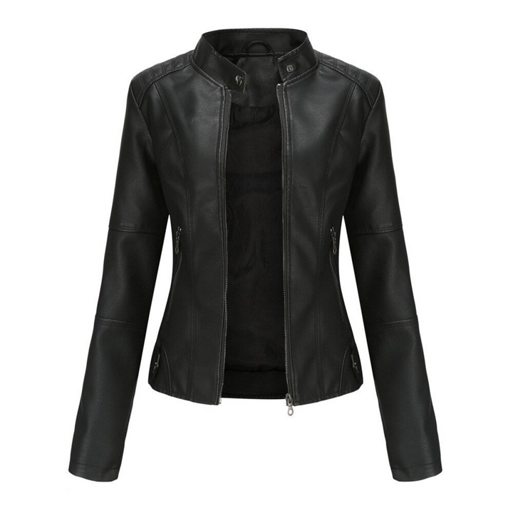 Véra-Lou | Femme Veste | Coupe Structurée et Col Mao