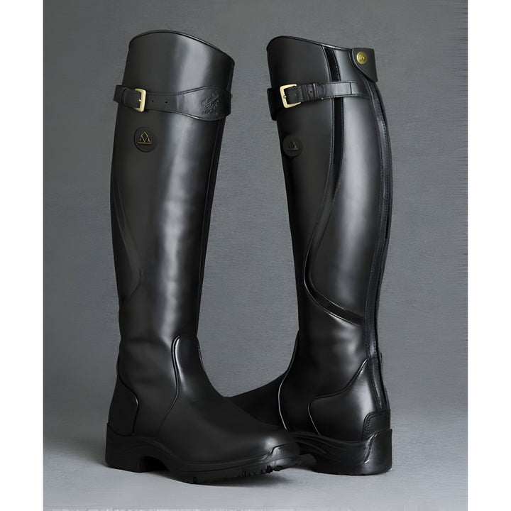 Bottes hautes cavalières Vedette pour femme, tige structurée et semelle antidérapante adaptée aux tenues automnales tendance.
