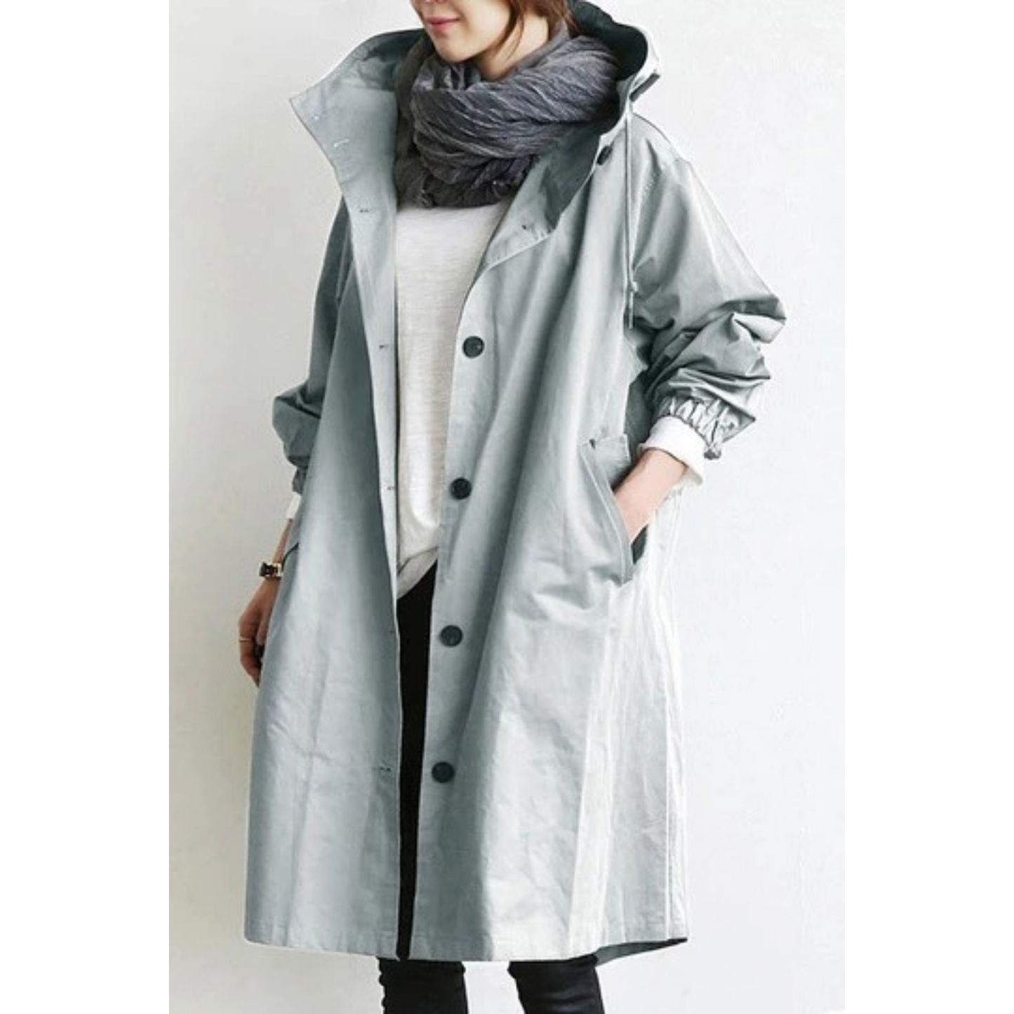 Elyna | Trench-coat femme coupe-vent et imperméable