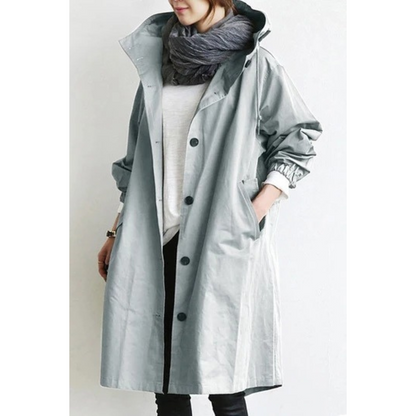 Elyna | Trench-coat femme coupe-vent et imperméable