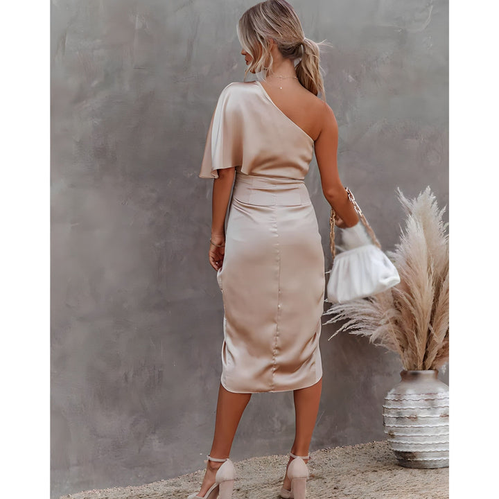 Andréanne | Robe pour Femme | Cocktail Asymétrique, Élégante & Festive
