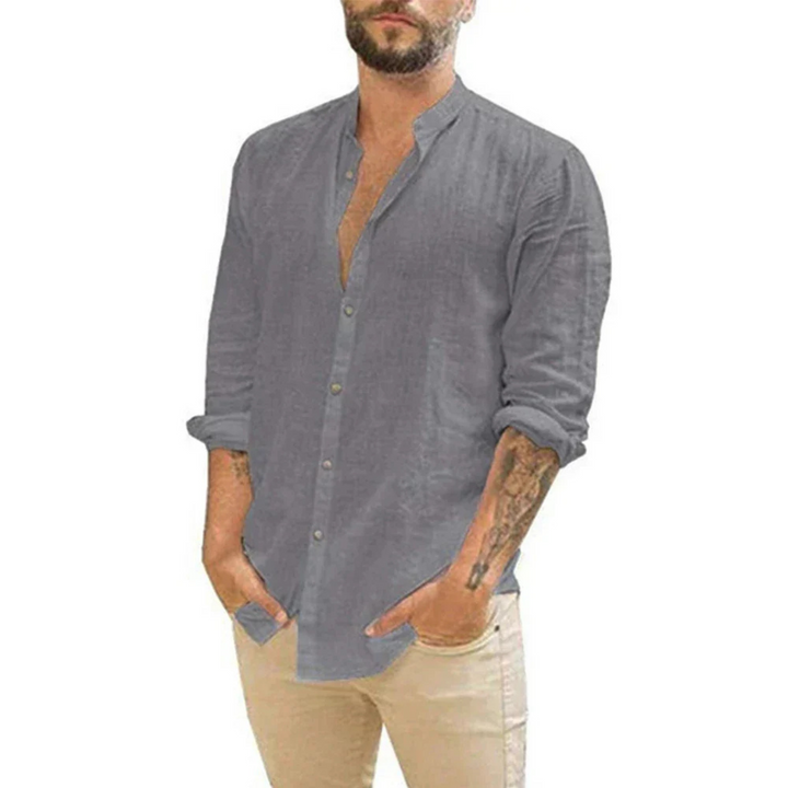 Hommes Chemise Lin | Idéale Journées Chaudes