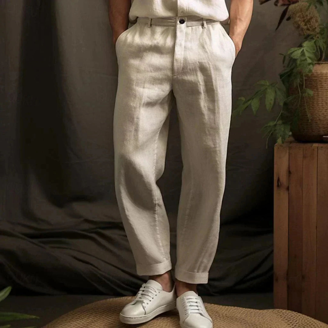 Hommes Pantalon Lin | Casual pour l'Été