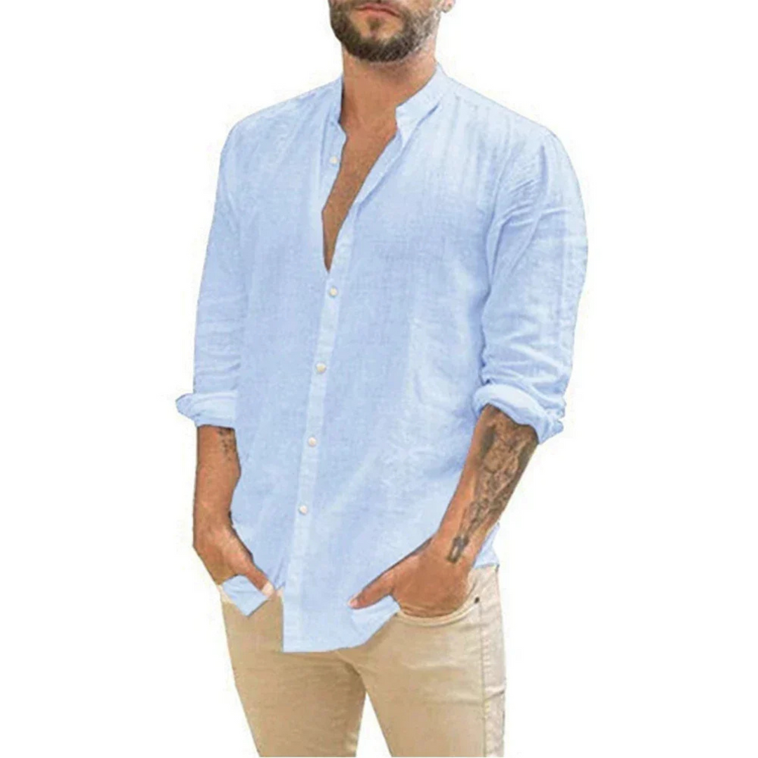 Hommes Chemise Lin | Idéale Journées Chaudes