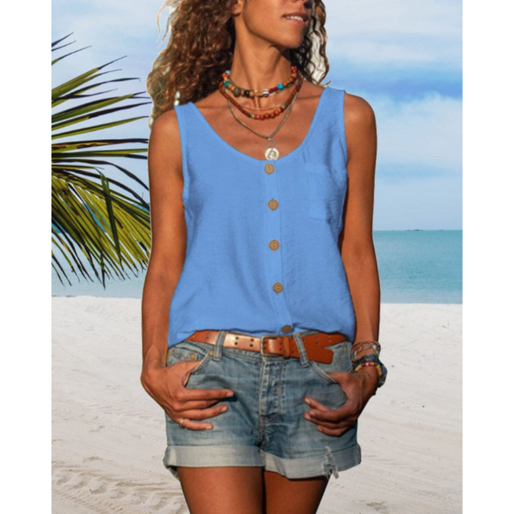 Armance | Femme Top | Coupe Fluide et Col V