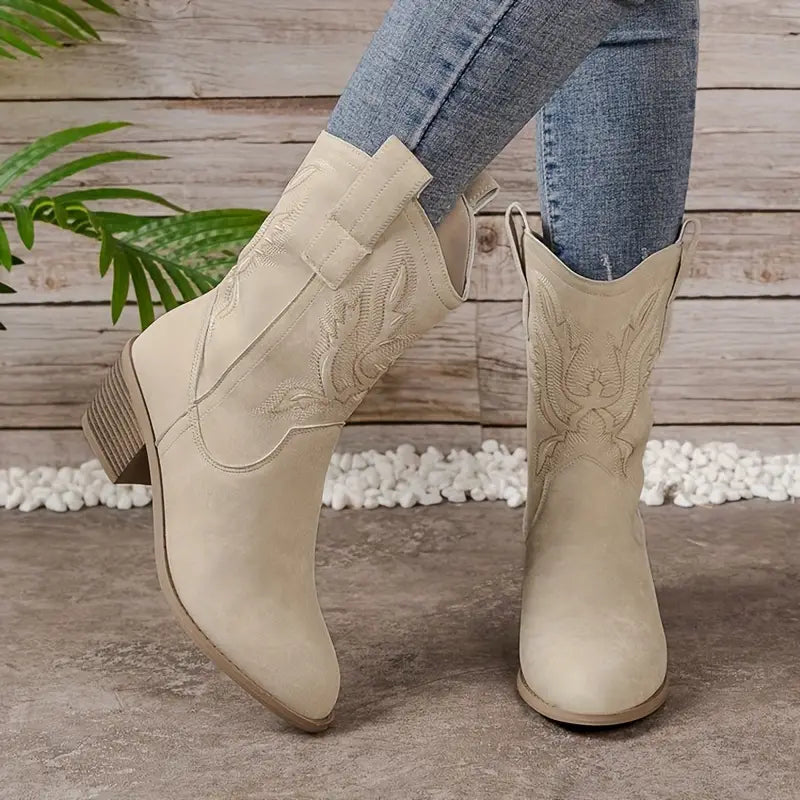 Calytrix - Bottines Western Pour Femmes