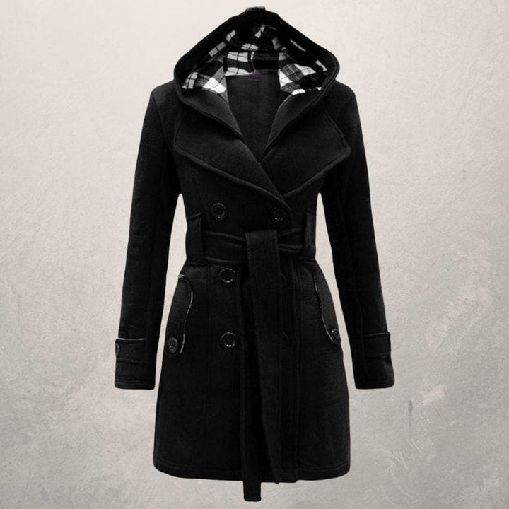 Fedrissa | Manteau Tendance Ceinture Capuche