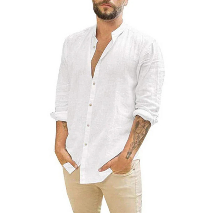 Hommes Chemise Lin | Idéale Journées Chaudes