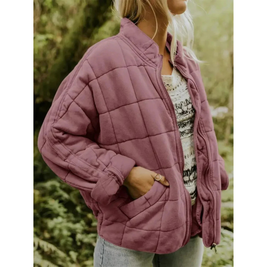 Veste matelassée Liora légère pour femme, chaleur préservée adaptée aux tenues automnales.