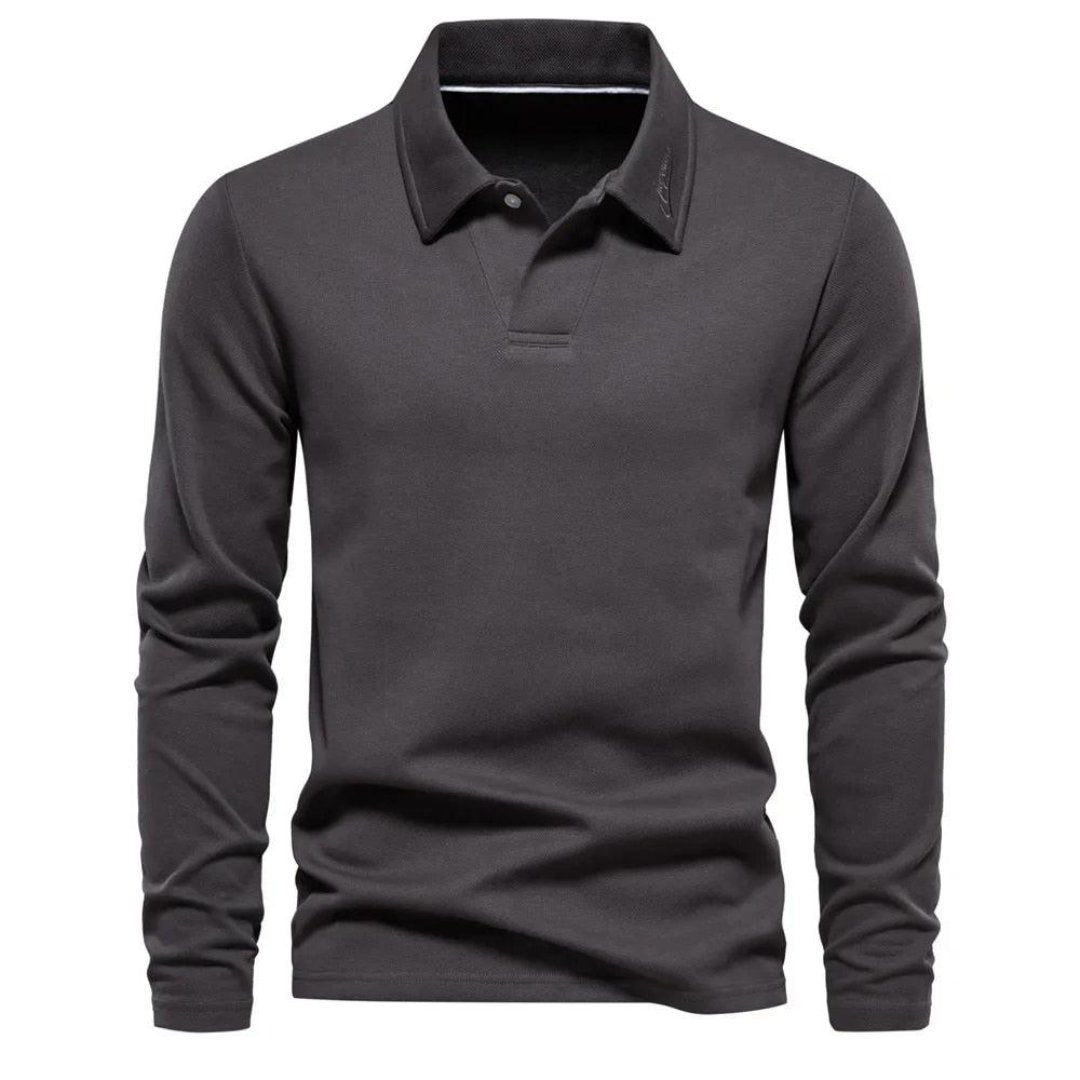 Deandres - Polo Homme Manches Longues