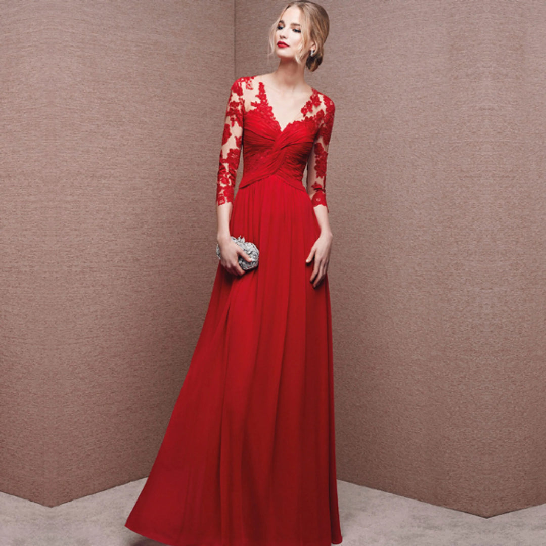 Femmes Robe de Cérémonie Maxi | Style Invitée Mariage