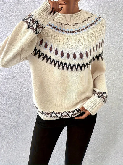 Christalin - Pull Fair Isle Douillet