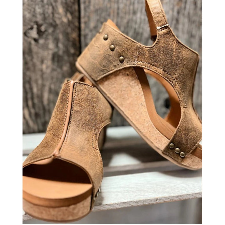Sandales Femme Talon | Semelle Ergonomique & Effet Galbant | Confort Longue Durée