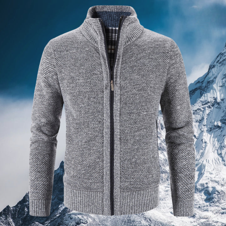 Gilet Rancé zippé pour homme, doublure chaude adaptée aux tenues hivernales polyvalentes.