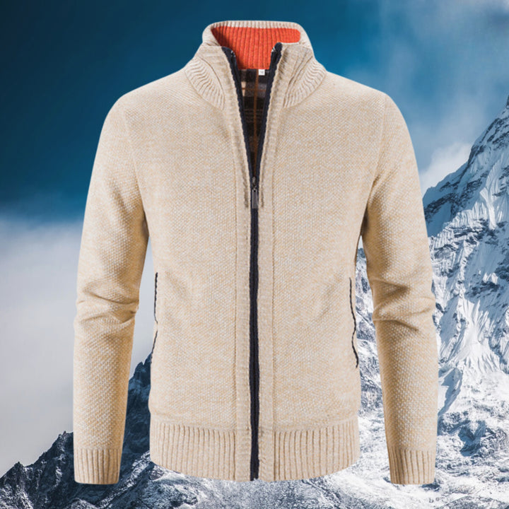 Gilet Rancé zippé pour homme, doublure chaude adaptée aux tenues hivernales polyvalentes.