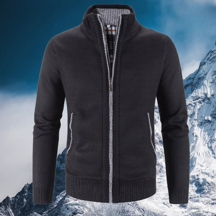 Gilet Rancé zippé pour homme, doublure chaude adaptée aux tenues hivernales polyvalentes.