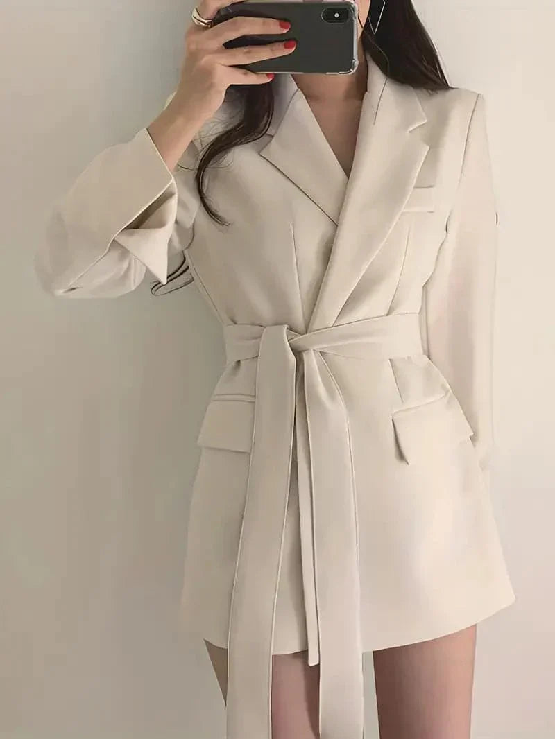 Nélia - Robe Blazer Élégante